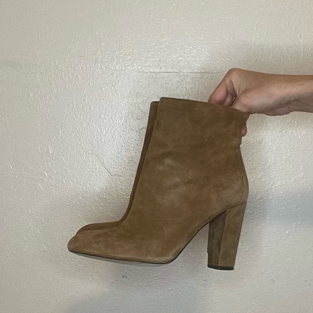 Jean-Michel Cazabat Suede Tan Ankle Boots